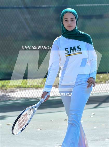 Thumbnail 2 in JV: Sunflower League Girl's JV Dual (Shawnee Mission South) photogallery.