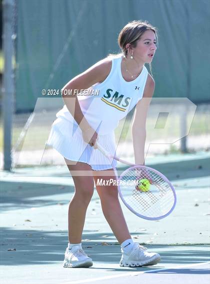 Thumbnail 2 in JV: Sunflower League Girl's JV Dual (Shawnee Mission South) photogallery.