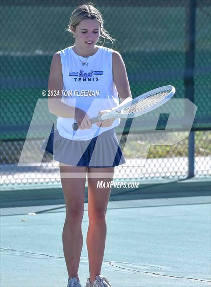 Thumbnail 2 in JV: Sunflower League Girl's JV Dual (Shawnee Mission South) photogallery.