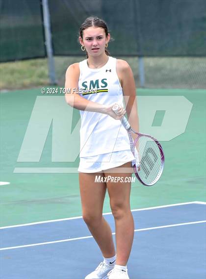 Thumbnail 2 in JV: Sunflower League Girl's JV Dual (Shawnee Mission South) photogallery.