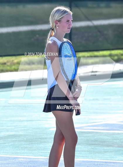 Thumbnail 2 in JV: Sunflower League Girl's JV Dual (Shawnee Mission South) photogallery.