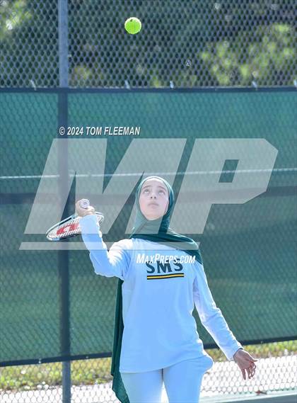 Thumbnail 3 in JV: Sunflower League Girl's JV Dual (Shawnee Mission South) photogallery.