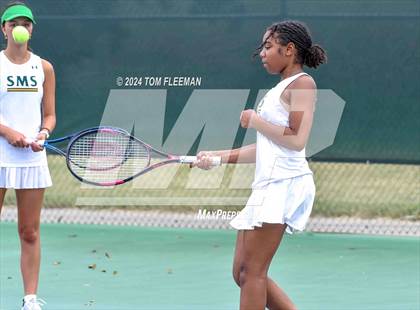 Thumbnail 2 in JV: Sunflower League Girl's JV Dual (Shawnee Mission South) photogallery.