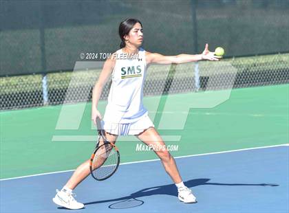 Thumbnail 2 in JV: Sunflower League Girl's JV Dual (Shawnee Mission South) photogallery.