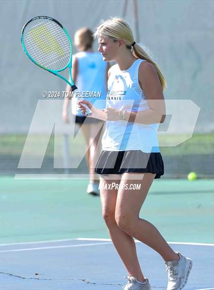 Thumbnail 3 in JV: Sunflower League Girl's JV Dual (Shawnee Mission South) photogallery.