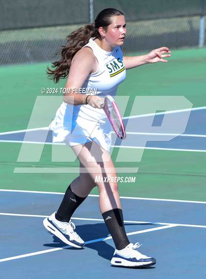 Thumbnail 2 in JV: Sunflower League Girl's JV Dual (Shawnee Mission South) photogallery.