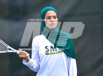 Thumbnail 3 in JV: Sunflower League Girl's JV Dual (Shawnee Mission South) photogallery.