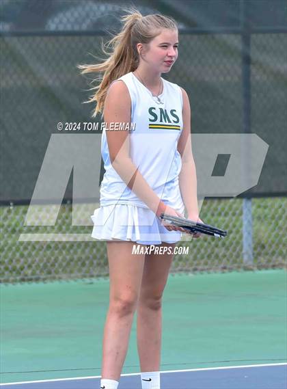 Thumbnail 2 in JV: Sunflower League Girl's JV Dual (Shawnee Mission South) photogallery.
