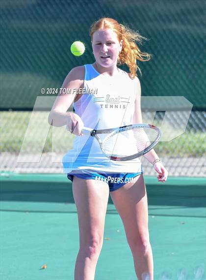 Thumbnail 3 in JV: Sunflower League Girl's JV Dual (Shawnee Mission South) photogallery.