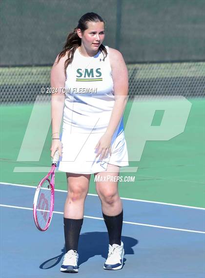 Thumbnail 3 in JV: Sunflower League Girl's JV Dual (Shawnee Mission South) photogallery.