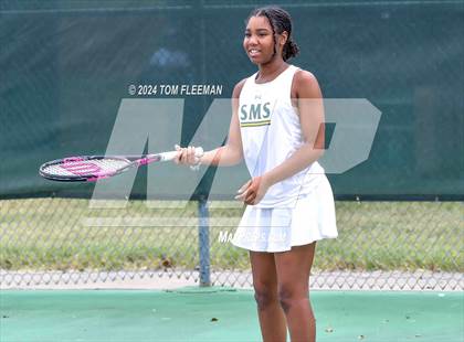 Thumbnail 3 in JV: Sunflower League Girl's JV Dual (Shawnee Mission South) photogallery.