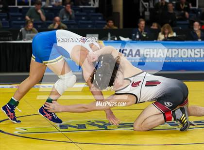 Thumbnail 3 in NYSPHSAA Wrestling Championships - Finals 131 lbs - 152 lbs photogallery.