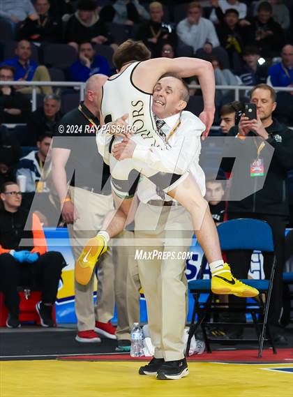 Thumbnail 2 in NYSPHSAA Wrestling Championships - Finals 131 lbs - 152 lbs photogallery.