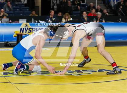 Thumbnail 1 in NYSPHSAA Wrestling Championships - Finals 131 lbs - 152 lbs photogallery.