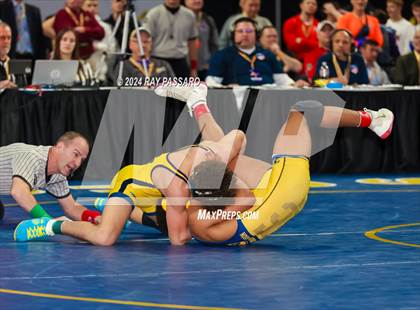 Thumbnail 3 in NYSPHSAA Wrestling Championships - Finals 131 lbs - 152 lbs photogallery.