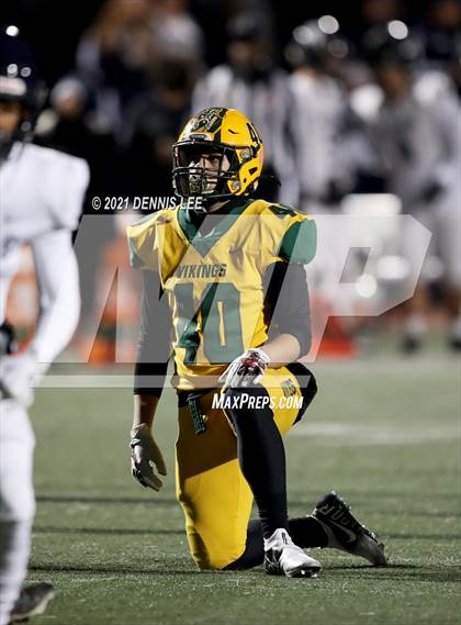 Thumbnail 1 in Aquinas @ Vanden (CIF State 3-AA Championship) photogallery.