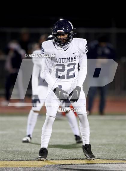 Thumbnail 2 in Aquinas @ Vanden (CIF State 3-AA Championship) photogallery.