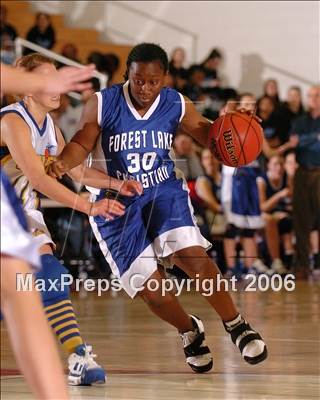 Thumbnail 2 in Forest Lake Christian vs. Sacramento Waldorf (Section Playoffs) photogallery.