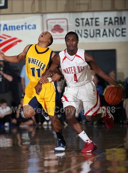 Thumbnail 3 in Mater Dei vs. Wheeler (City of the Palms Classic) photogallery.