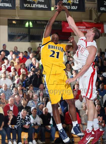 Thumbnail 3 in Mater Dei vs. Wheeler (City of the Palms Classic) photogallery.