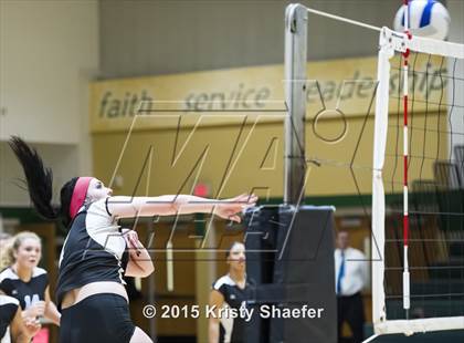 Thumbnail 2 in Cardinal Gibbons vs. Overhills (NCHSAA 3A/4A Second Round Playoff) photogallery.