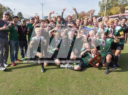 Thumbnail 3 in Cardinal Gibbons vs. Hough (NCHSAA 4A Final) photogallery.
