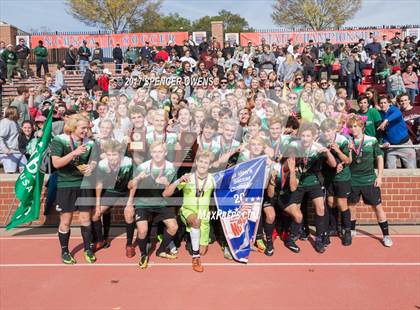 Thumbnail 2 in Cardinal Gibbons vs. Hough (NCHSAA 4A Final) photogallery.