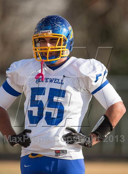 Thumbnail 1 in Hopewell @ Loudoun Valley (VHSL 3A North Playoff) photogallery.