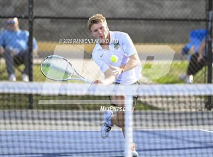 Thumbnail 3 in Yorktown vs Delta (IHSAA Section 54 Final) photogallery.