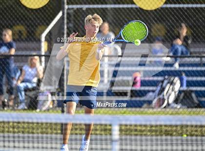 Thumbnail 3 in Yorktown vs Delta (IHSAA Section 54 Final) photogallery.