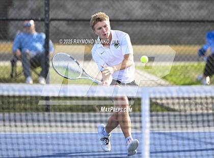 Thumbnail 2 in Yorktown vs Delta (IHSAA Section 54 Final) photogallery.