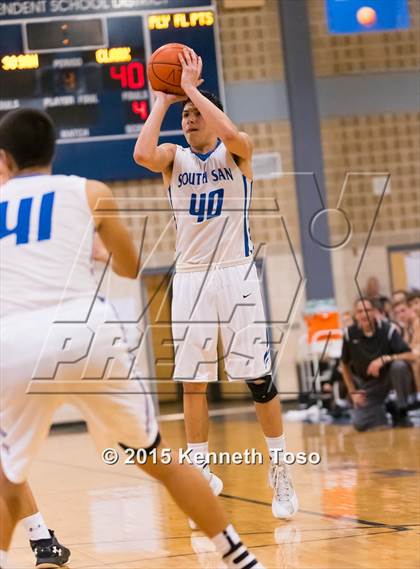 Thumbnail 1 in Clark @ South San Antonio (SAISD Tournament) photogallery.