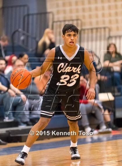 Thumbnail 1 in Clark @ South San Antonio (SAISD Tournament) photogallery.