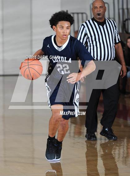 Thumbnail 2 in West Ranch vs. Loyola (Rose City Roundball Classic) photogallery.