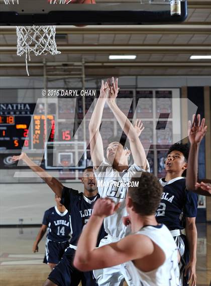 Thumbnail 1 in West Ranch vs. Loyola (Rose City Roundball Classic) photogallery.