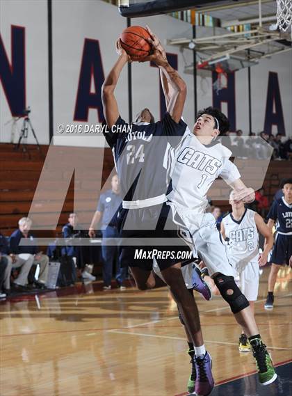 Thumbnail 2 in West Ranch vs. Loyola (Rose City Roundball Classic) photogallery.