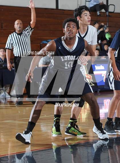 Thumbnail 1 in West Ranch vs. Loyola (Rose City Roundball Classic) photogallery.