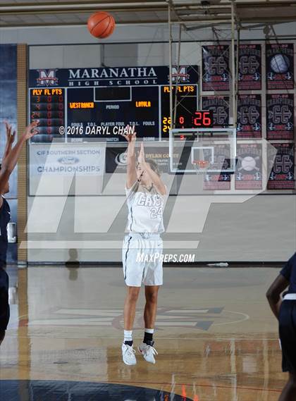 Thumbnail 2 in West Ranch vs. Loyola (Rose City Roundball Classic) photogallery.