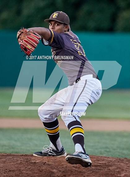 Thumbnail 2 in Yuba City vs. Oakdale (CIF SJS D3 Semifinal Game 3) photogallery.