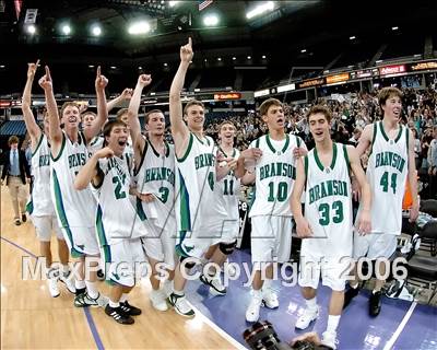 Thumbnail 3 in Santa Fe Christian vs. Branson (CIF State D5 Final) photogallery.