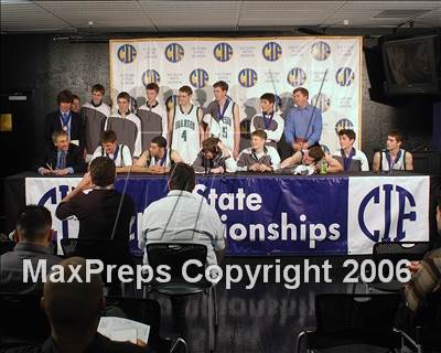 Thumbnail 1 in Santa Fe Christian vs. Branson (CIF State D5 Final) photogallery.