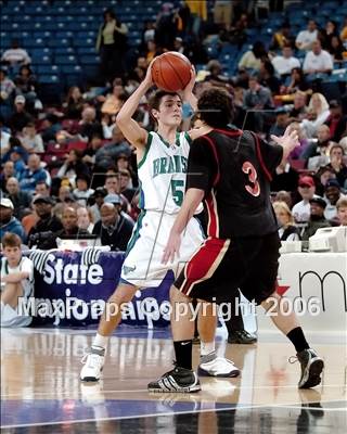 Thumbnail 3 in Santa Fe Christian vs. Branson (CIF State D5 Final) photogallery.
