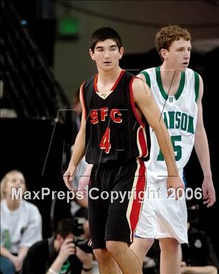 Thumbnail 3 in Santa Fe Christian vs. Branson (CIF State D5 Final) photogallery.