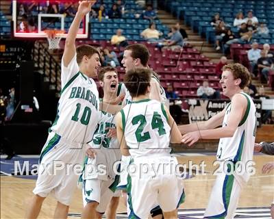 Thumbnail 3 in Santa Fe Christian vs. Branson (CIF State D5 Final) photogallery.