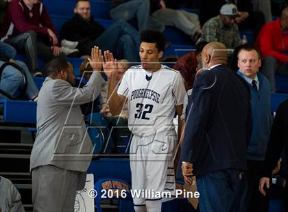 Thumbnail 3 in Newburgh Free Academy vs. Poughkeepsie (Officials vs Cancer) photogallery.