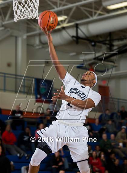 Thumbnail 2 in Newburgh Free Academy vs. Poughkeepsie (Officials vs Cancer) photogallery.