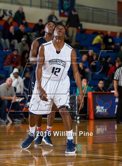 Thumbnail 3 in Newburgh Free Academy vs. Poughkeepsie (Officials vs Cancer) photogallery.