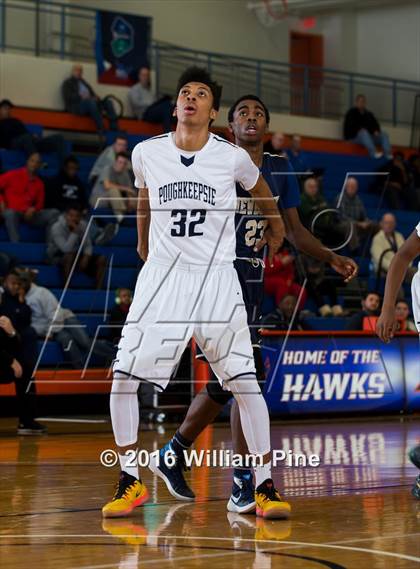 Thumbnail 1 in Newburgh Free Academy vs. Poughkeepsie (Officials vs Cancer) photogallery.