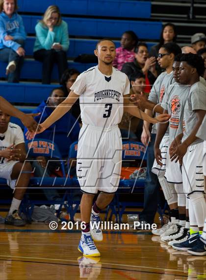 Thumbnail 1 in Newburgh Free Academy vs. Poughkeepsie (Officials vs Cancer) photogallery.