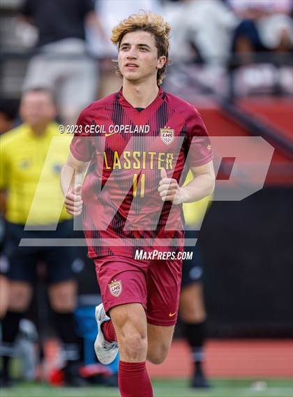 Thumbnail 2 in St. Pius X Catholic vs. Lassiter (GHSA 6A Quarterfinal) photogallery.